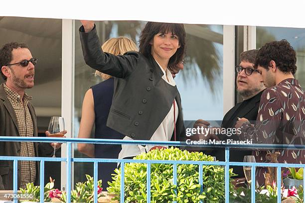 Actress Sophie Marceau attends the 'Jury Dinner' as member of the 68th annual Cannes Film Festival at Grand Hyatt Cannes Hotel Martinez on May 12,...