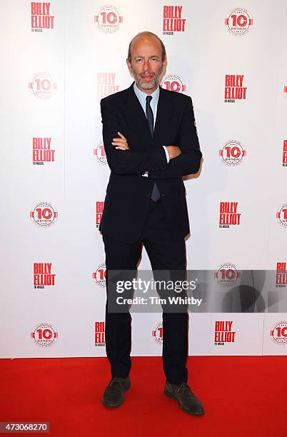 Producer Eric Fellner arrives for the 10 Year Anniversary performance of Billy Elliot at Victoria Palace Theatre on May 12, 2015 in London, England.
