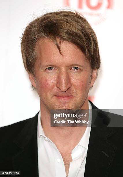 Tom Hooper arrives for the 10 Year Anniversary performance of Billy Elliot at Victoria Palace Theatre on May 12, 2015 in London, England.