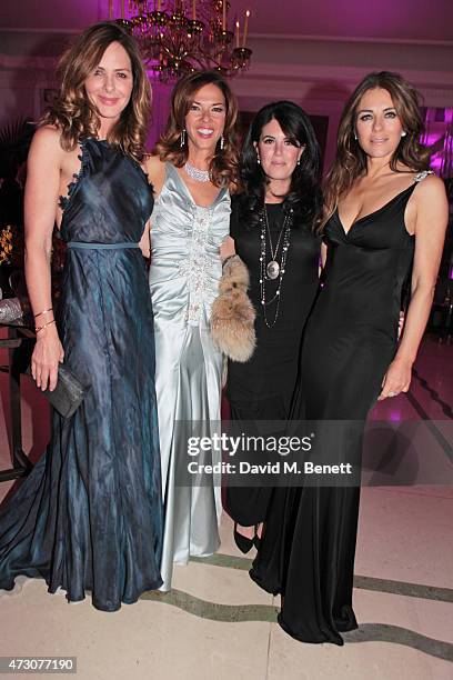 Trinny Woodall, Heather Kerzner, Monica Lewinsky and Elizabeth Hurley attend the Spring Gala In Aid of the Red Cross War Memorial Children's Hospital...