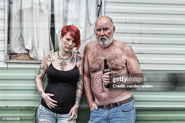 trailer trash - hillbilly stock pictures, royalty-free photos & images