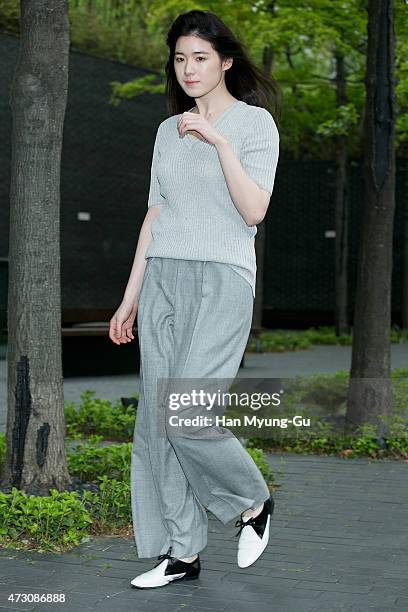 South Korean actress Jung Eun-Chae attends the photocall for Jo Malone London Hannam boutique opening on May 12, 2015 in Seoul, South Korea.