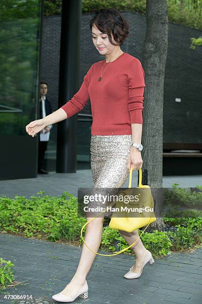 South Korean actress Bae Jong-Ok attends the photocall for Jo Malone London Hannam boutique opening on May 12, 2015 in Seoul, South Korea.