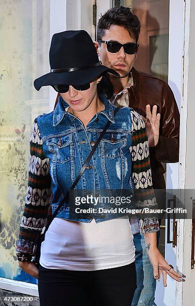 Katy Perry and John Mayer are seen on October 16, 2012 in New York City.
