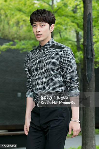 Chansung of South Korean boy band 2PM attends the photocall for Jo Malone London Hannam boutique opening on May 12, 2015 in Seoul, South Korea.