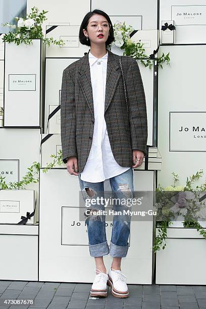 South Korean model Kang So-Young attends the photocall for Jo Malone London Hannam boutique opening on May 12, 2015 in Seoul, South Korea.