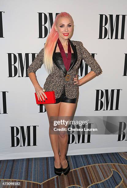Honoree Bonnie McKee attends the 63rd Annual BMI Pop Awards held at the Beverly Wilshire Hotel on May 12, 2015 in Beverly Hills, California.