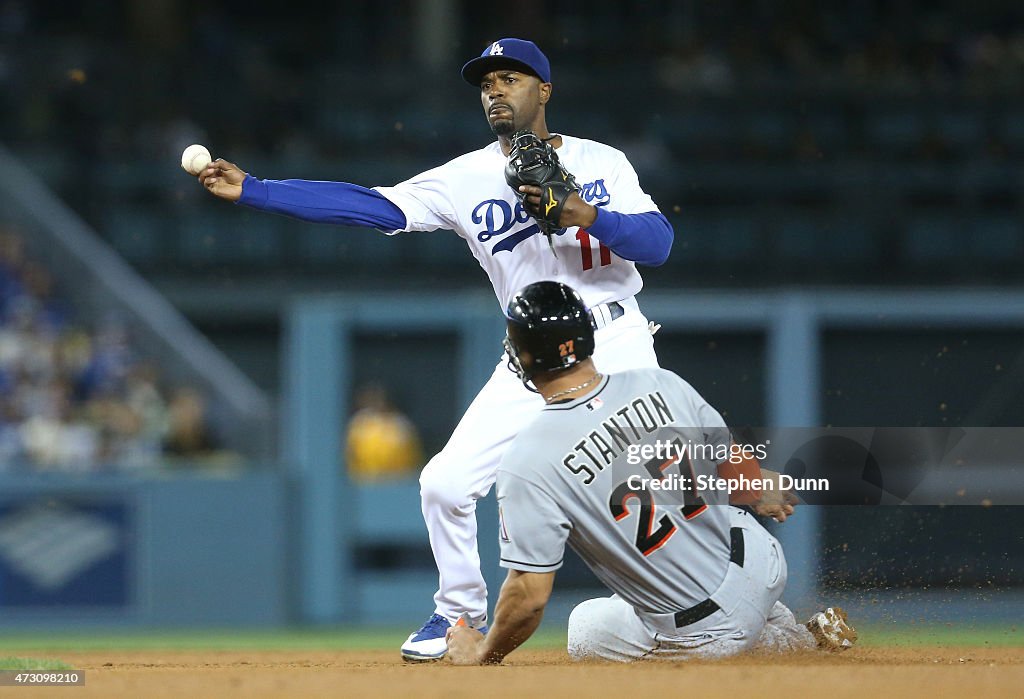 Miami Marlins v Los Angeles Dodgers