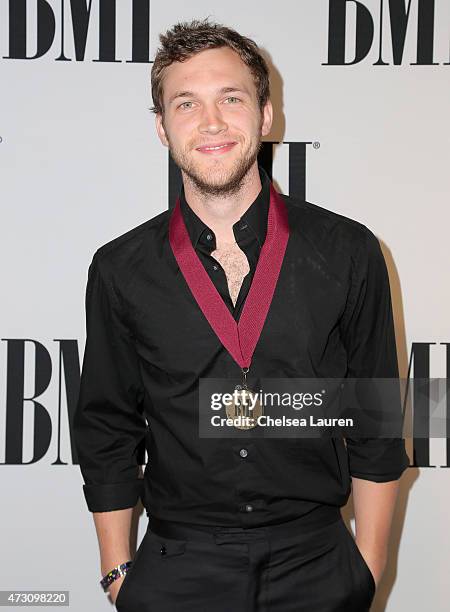 Honoree Phillip Phillips attends the 63rd Annual BMI Pop Awards held at the Beverly Wilshire Hotel on May 12, 2015 in Beverly Hills, California.