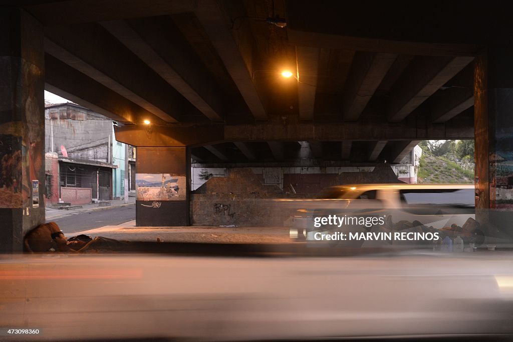 EL SALVADOR - ECONOMY - HOMELESS