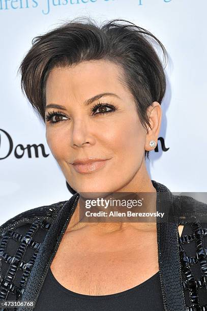 Personality Kris Jenner attends Children's Justice Campaign Event on May 12, 2015 in Beverly Hills, California.