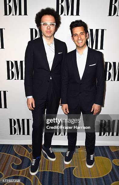 Great Big World, Ian Axel and Chad Vaccarino attend the 63rd Annual BMI Pop Awards at Regent Beverly Wilshire Hotel on May 12, 2015 in Beverly Hills,...