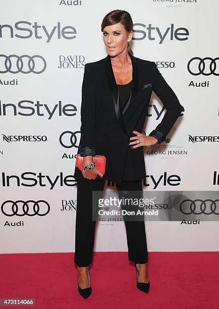 Kylie Gillies arrives at the 2015 Women of Style Awards at Carriageworks on May 13, 2015 in Sydney, Australia.