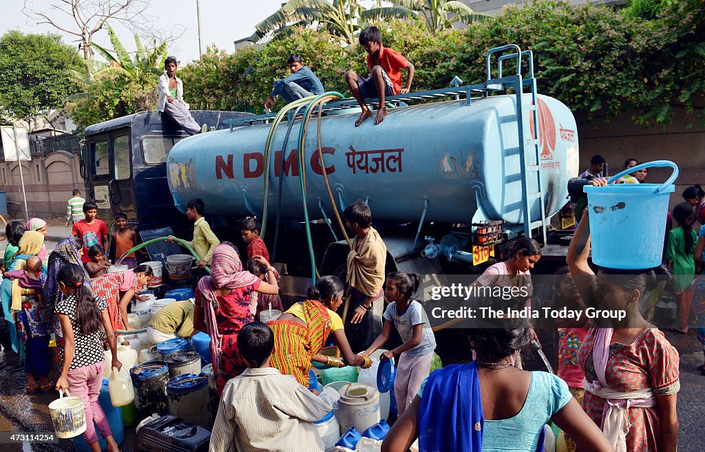 Water crisis in New Delhi