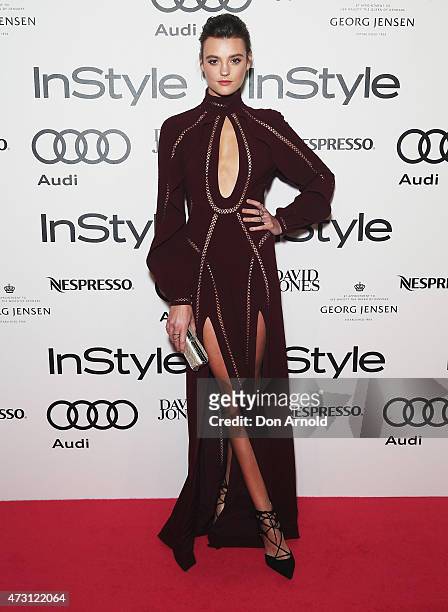 Montana Cox arrives at the 2015 Women Of Style Awards at Carriageworks on May 13, 2015 in Sydney, Australia.