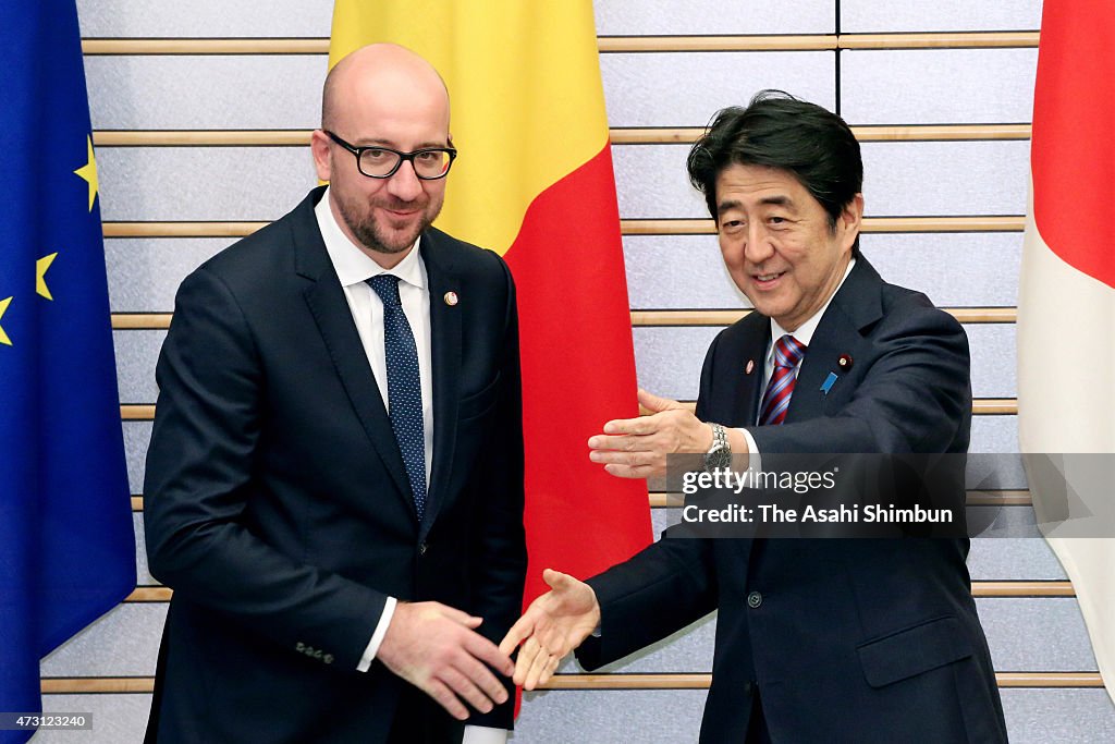 Belgium Prime Minister Charles Michel Visits Japan