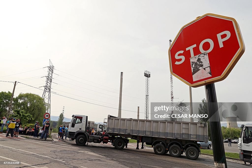 SPAIN-ENERGY-COAL-PROTEST