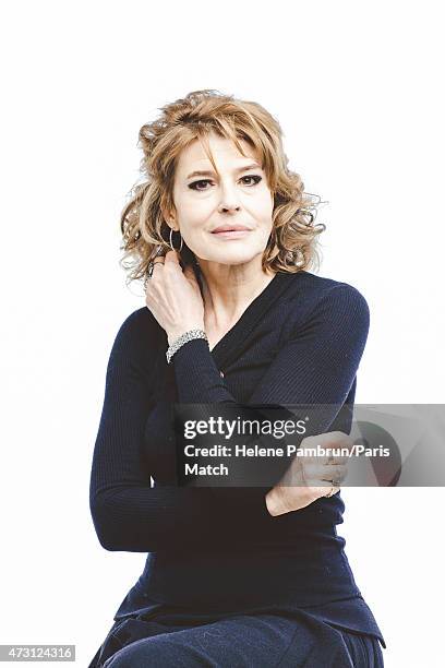 Actor Fanny Ardent is photographed for Paris Match on December 23, 2013 in Paris, France.