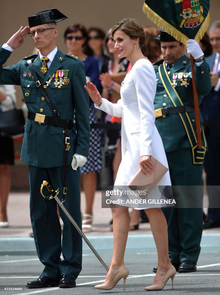 SPAIN-ROYALS-QUEEN-GUARDIA-CIVIL