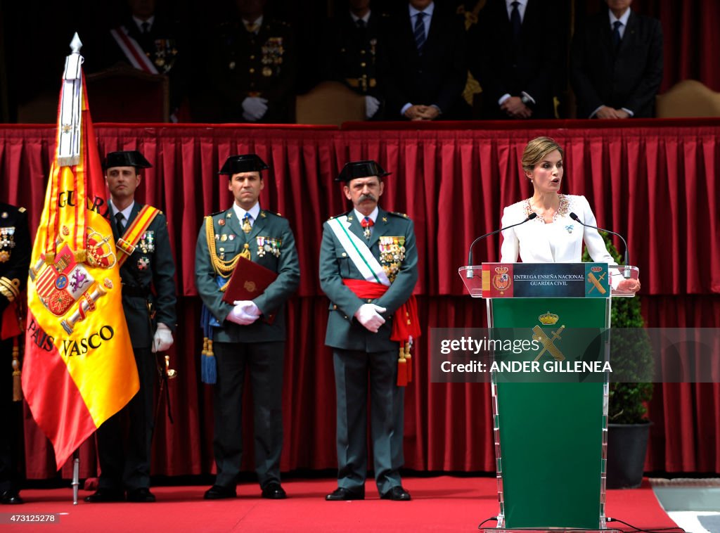 SPAIN-ROYALS-QUEEN-GUARDIA-CIVIL