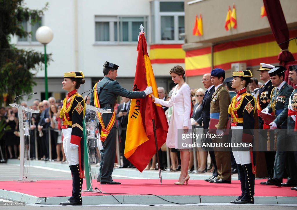 SPAIN-ROYALS-QUEEN-GUARDIA-CIVIL