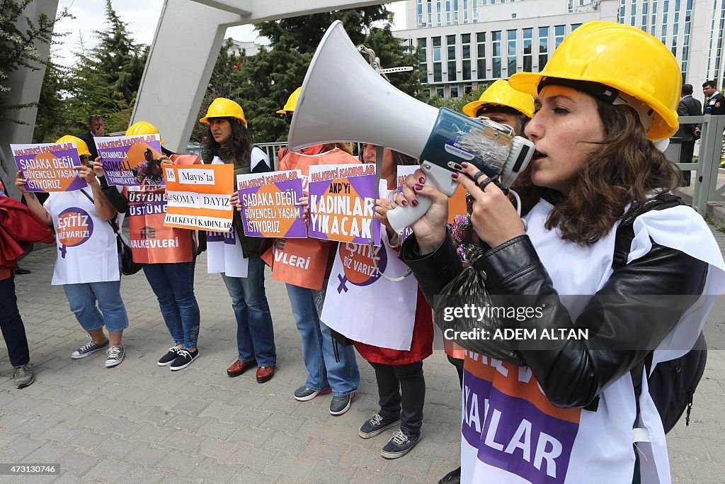 TURKEY-MINING-ACCIDENT-ANNIVERSARY-DEMO