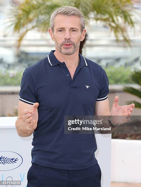 Lambert Wilson, Master of Ceremonies, attends a photocall during the 68th annual Cannes Film Festival on May 13, 2015 in Cannes, France.