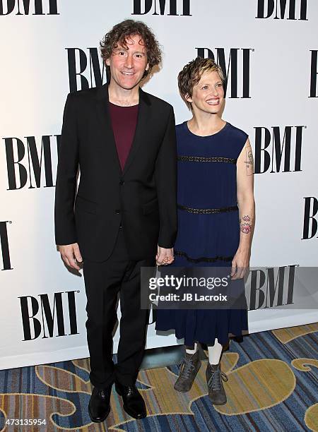 Deb Talan and Steve Tannen attend the 63rd Annual BMI Pop Awards held at the Regent Beverly Wilshire Hotel on May 12, 2015 in Beverly Hills,...