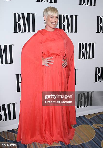 Nk attends the 63rd Annual BMI Pop Awards held at the Regent Beverly Wilshire Hotel on May 12, 2015 in Beverly Hills, California.