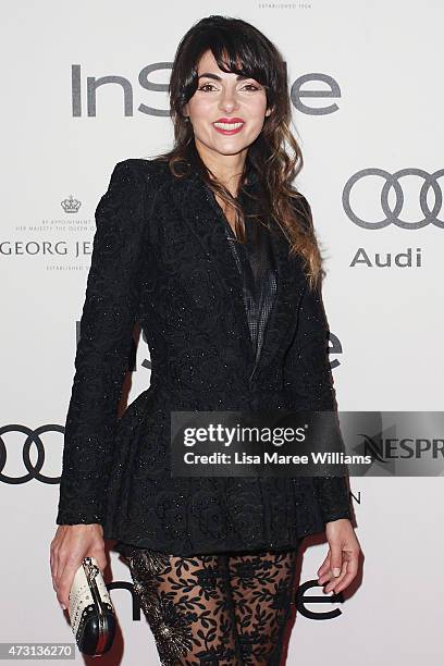 Silvia Colloca arrives at the 2015 Women of Style Awards at Carriageworks on May 13, 2015 in Sydney, Australia.