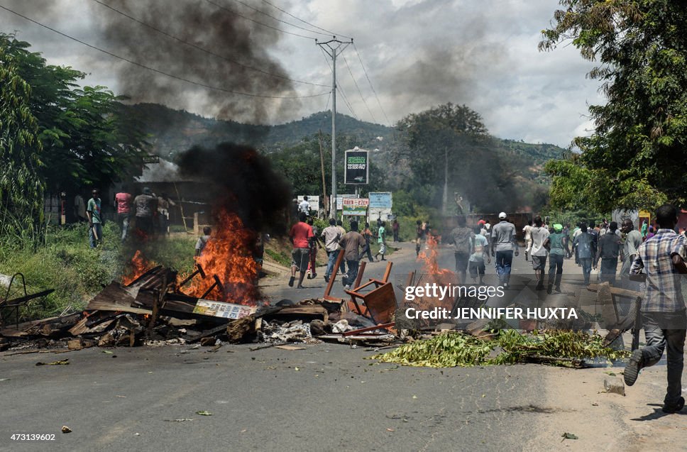 BURUNDI-UNREST-NKURUNZIZA-PROTEST