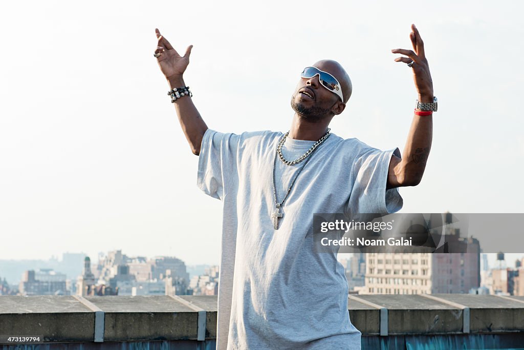 Dmx Rapper Speed Camera Rapper DMX poses for a portrait shoot on August 23, 2012 in New York ...