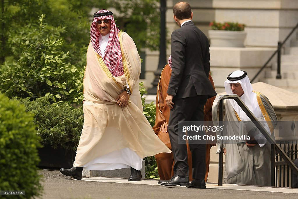 Saudi Crown Prince Prince Mohammed Bin Nayef Arrives At White House For Meeting With Obama