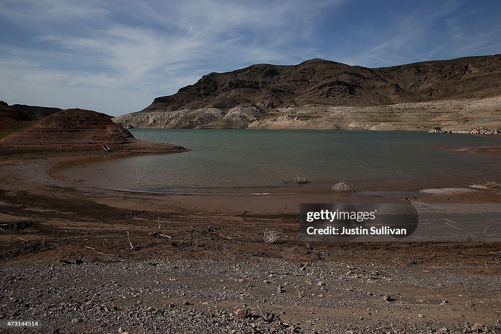 Lake Mead At Historic Low Levels Amid Drought In West