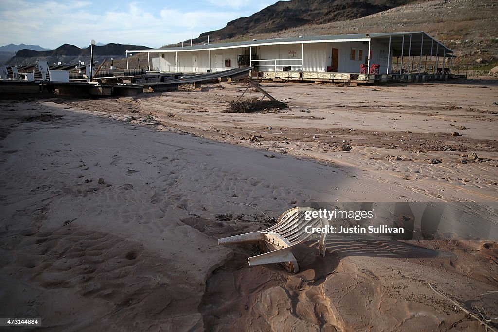 Lake Mead At Historic Low Levels Amid Drought In West