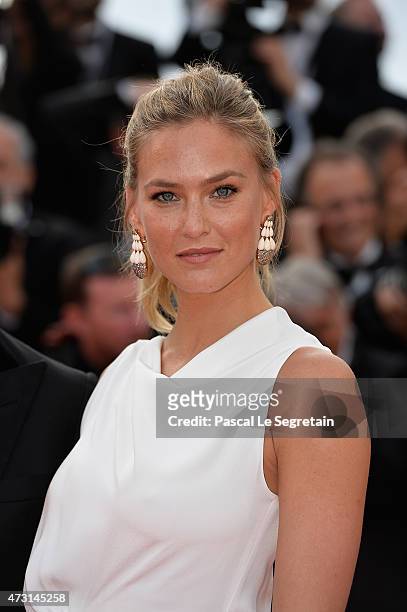 Bar Refaeli attends the opening ceremony and premiere of "La Tete Haute" during the 68th annual Cannes Film Festival on May 13, 2015 in Cannes,...