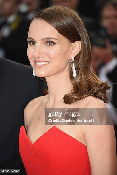 Actress Natalie Portman attends the opening ceremony and premiere of "La Tete Haute during the 68th annual Cannes Film Festival on May 13, 2015 in...