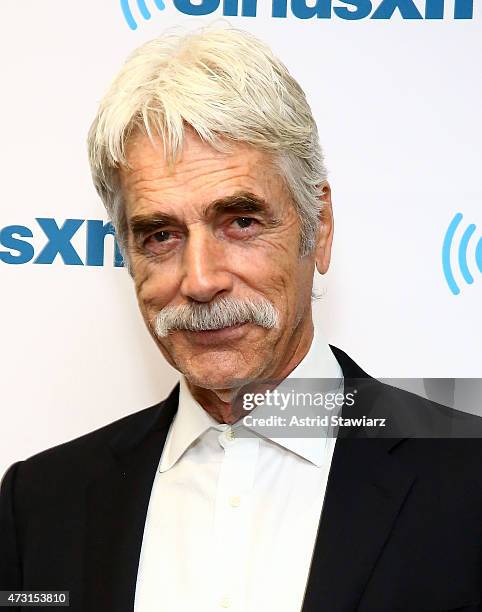 Actor Sam Elliott visits the SiriusXM Studios on May 13, 2015 in New York City.