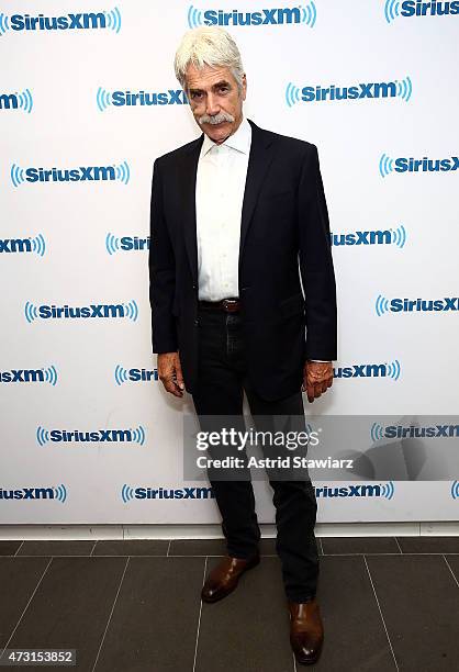 Actor Sam Elliott visits the SiriusXM Studios on May 13, 2015 in New York City.