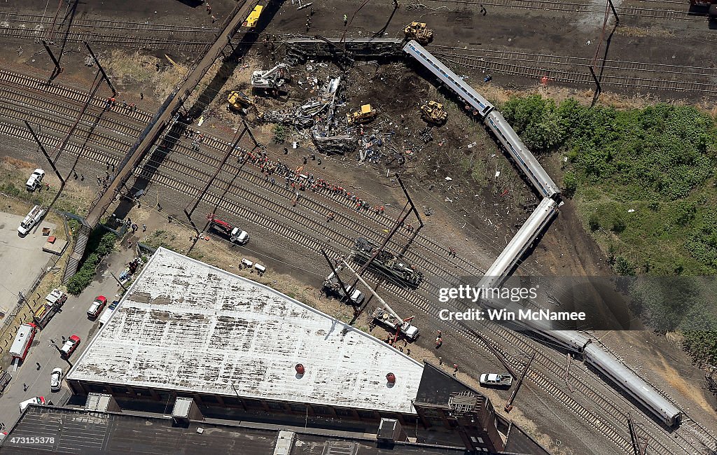 Amtrak Train Derailment Causes Mass Injuries In Philadelphia