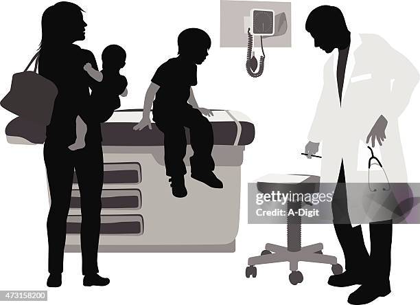 pediatrician - low blood pressure cartoon stock illustrations