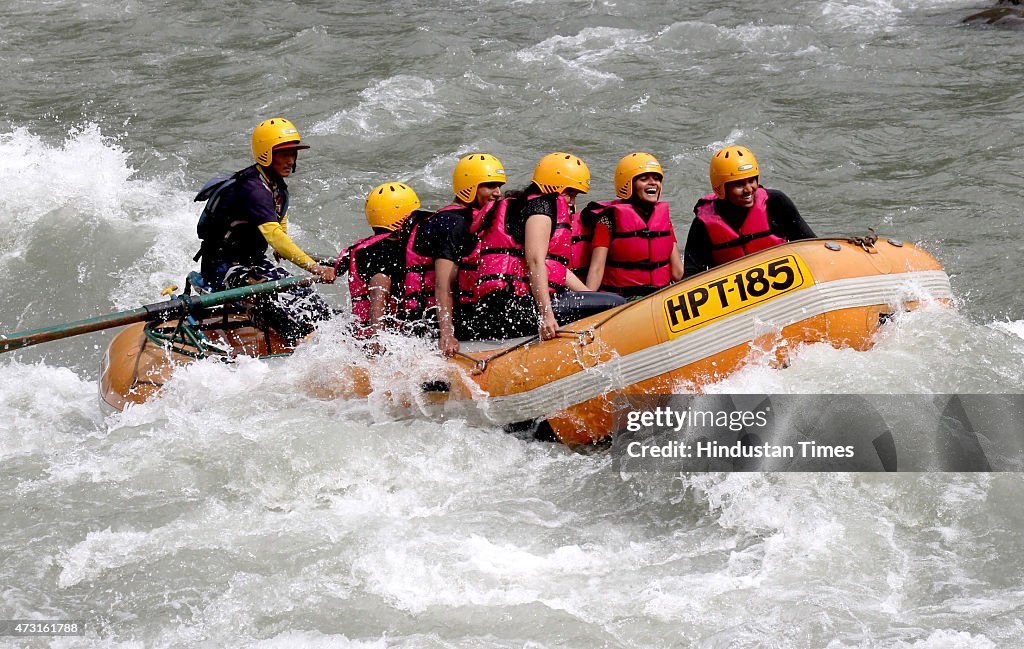 Rafting In Bear River At Kullu