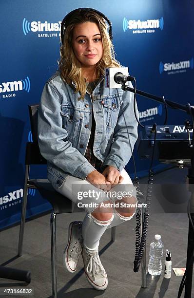 Singer Bea Miller performs on SiriusXM Hits 1 at the SiriusXM Studios on May 13, 2015 in New York City.