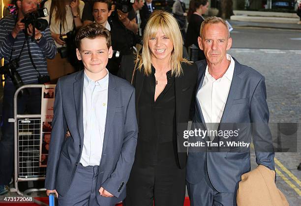 Woody Cook, Zoe Ball and Norman Cook attend the UK Gala screening of "Man Up" at The Curzon Mayfair on May 13, 2015 in London, England.