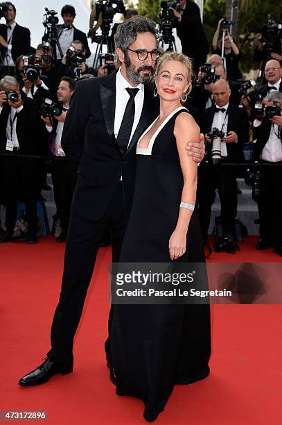 Emmanuelle Beart attends the opening ceremony and premiere of "La Tete Haute" during the 68th annual Cannes Film Festival on May 13, 2015 in Cannes,...