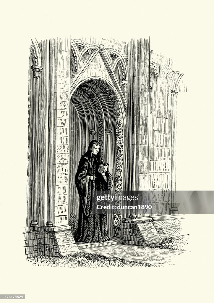 Benedictine Monk of Glastonbury Abbey