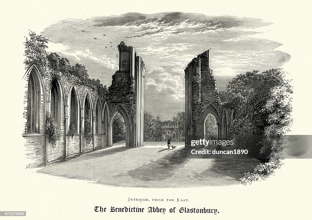 Glastonbury Abbey, Somerset, England