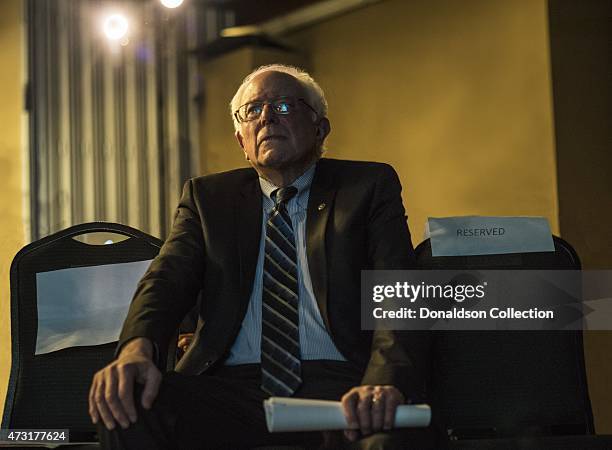 Politician Bernie Sanders attends the Sister Giant conference at the LAX Concourse Hotel where he unofficially announced his presidential bid on...