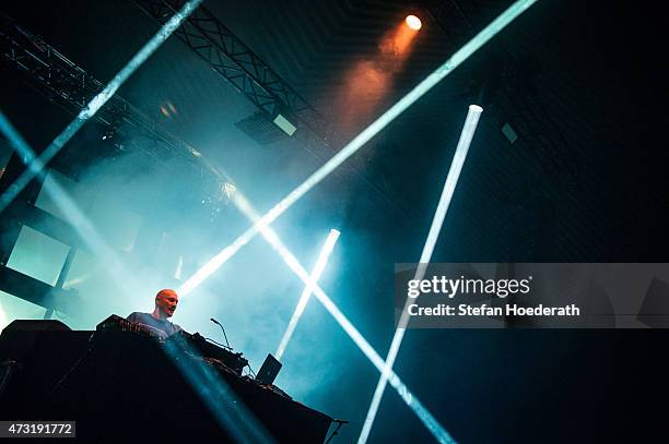 Paul Kalkbrenner performs live on stage during a concert at Tempodrom on May 13, 2015 in Berlin, Germany.