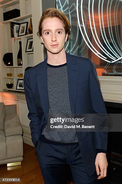 Luke Newberry arrives at the closing party of 'Les 3 Etages By Dom Perignon' with Sunday Times Style on May 13, 2015 in London, England.